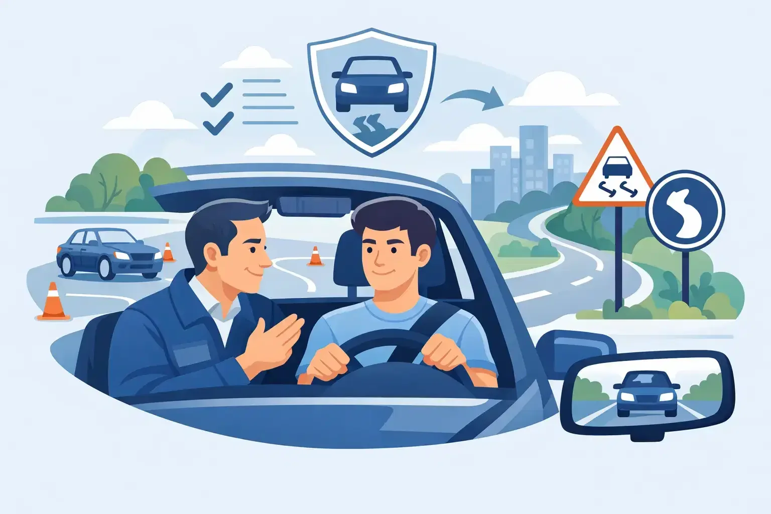 How Driving Schools Build Real Road Confidence